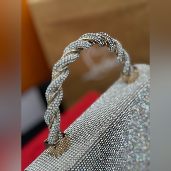 Rhinestone mini handheld and crossbody handbag - Picture 8 of 16